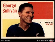 1960 Topps #18 George Sullivan Rangers-Hockey 7 - NM