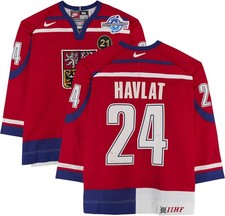 Martin Havlat Team Czech Republic GU #24 Jersey from 2004 World Cup of Hockey