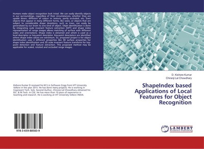 D. Kishore Kumar (u. a.) | ShapeIndex based Applications of Local Features...