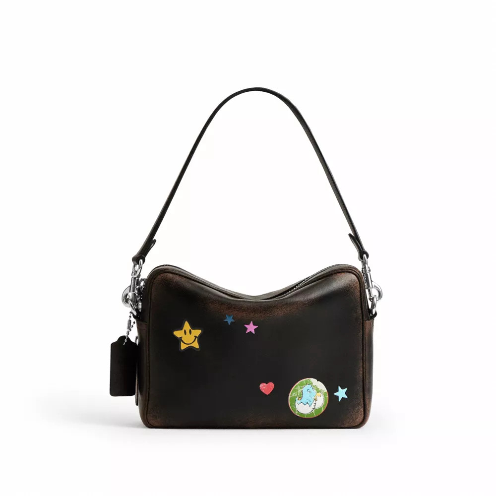 COACH Dakota Crossbody Bag Loved Leather Sticker Print CEG21 YXK