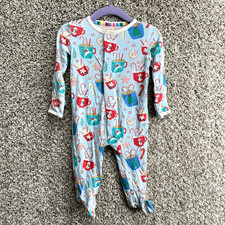 Magnetic Me Pjs Baby 3-6M Holiday Hot Chocolate Cookies One Piece Footie