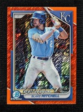 2024 Bowman Chrome Prospects Orange Shimmer Refractor 16/25 Blake Mitchell 1k9t