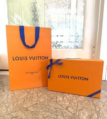 Authentic Louis Vuitton Empty Box, Gift Bag, and Ribbon 11 x 7 x 3 Magnetic