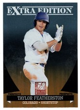 Taylor Featherston - Prospects - 2011 Donruss Elite Extra Edition Baseball # 40