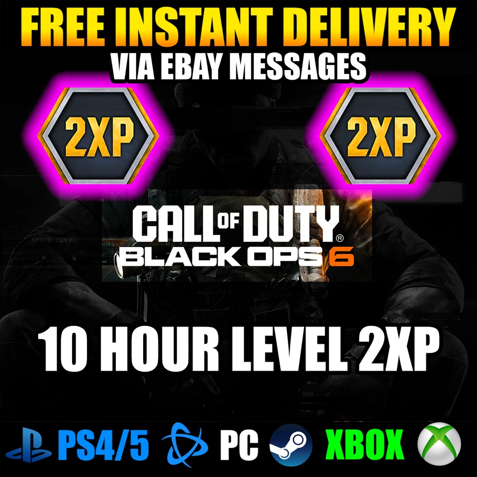 [10 Hours] Call of Duty Black Ops 7 ✅ Double Level XP COD BO6 GLOBAL CODE 2XP