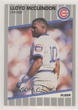 1989 Fleer Update Lloyd McClendon #U-77 te2