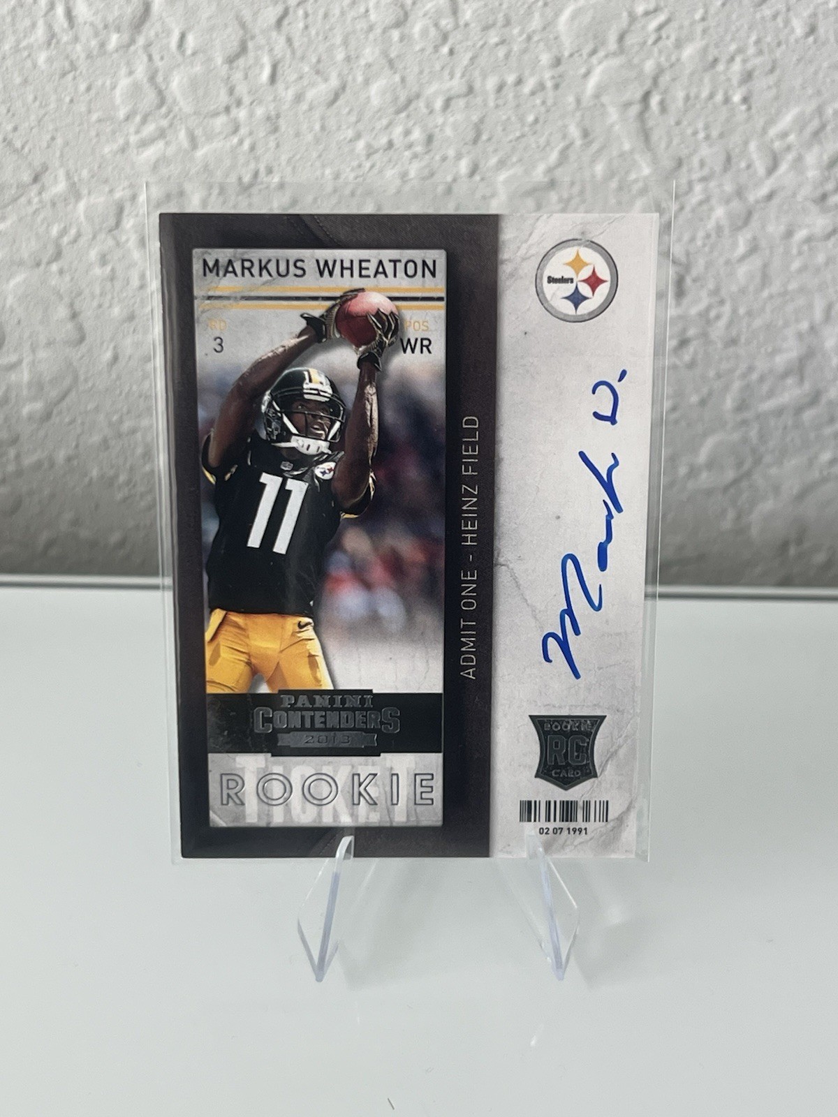 2013 Panini Contenders Markus Wheaton #224 (AU, RC)