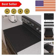 Versatile Silicone Stove Cover Protector - 28" X 20", Heat Resistant Washable