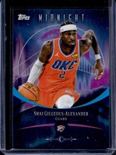 2025-26 Topps Midnight Shai Gilgeous-Alexander Zodiac #56 Thunder