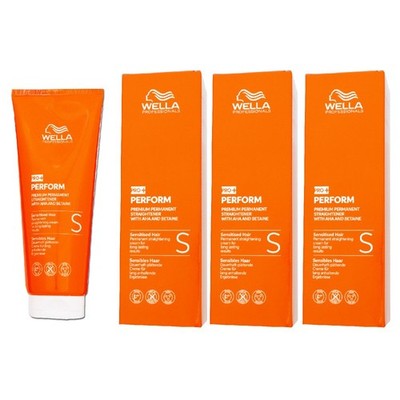 Wella Pro+ Perform Straightener S 3 x 200 ml Glättungscreme Set