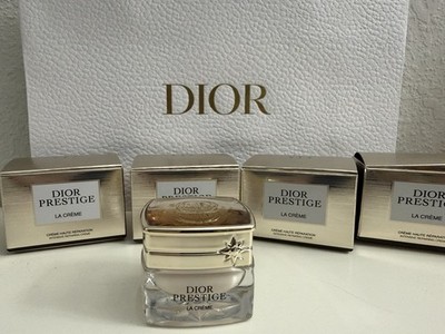 4x Dior PRESTIGE La Creme Intensive Repairing Creme 5ml/0.17 oz & Dior Bag NIB +
