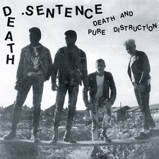 Death Sentence - Death And Pure Distruction (7", EP, RE, Gre) (Near Mint (NM or 
