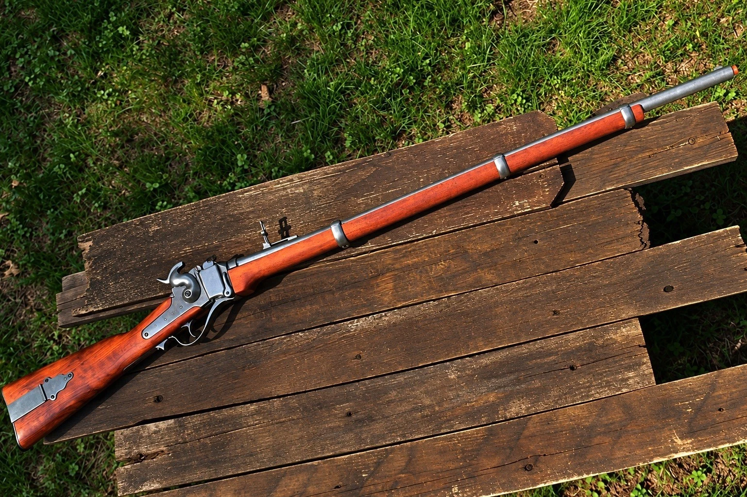 Sharps 1859 Civil War Rifle - Berdan Puller- Union - Non-Firing