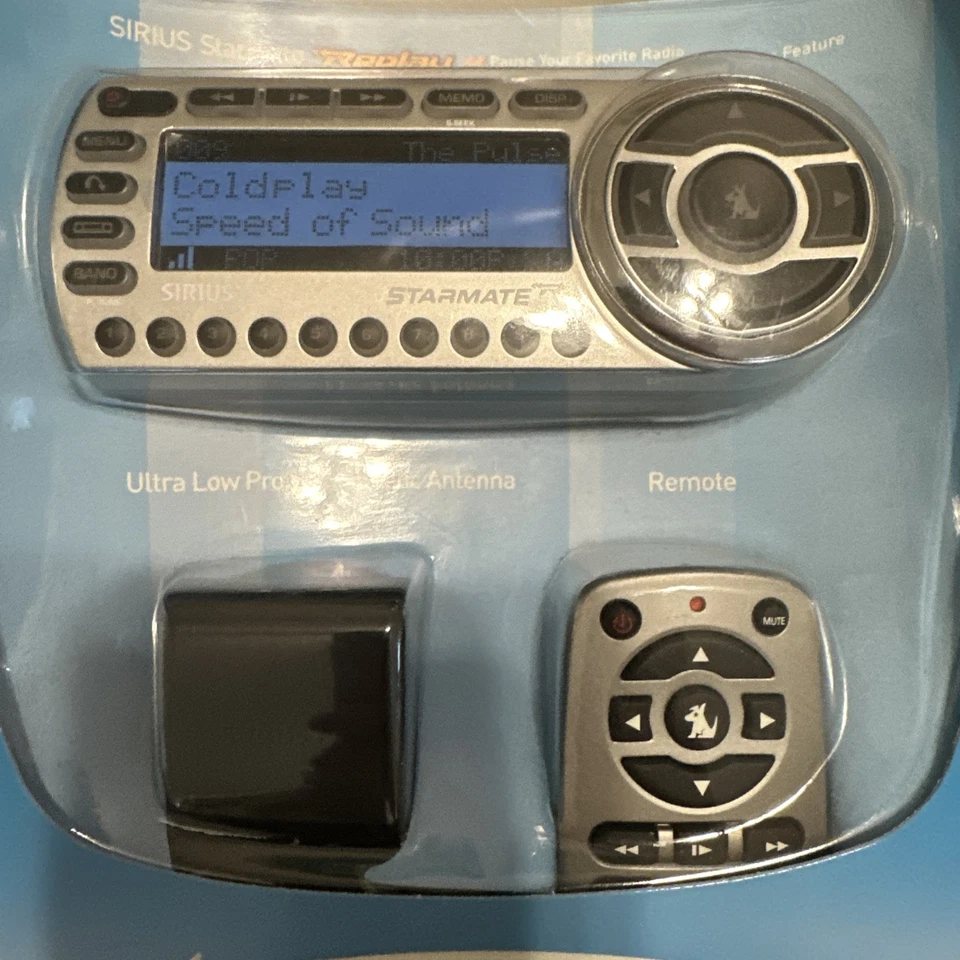 Sirius Starmate Replay Receiver & Car Kit ST2 XM Satellite Radio with Remote NIB - Image 2 of 4
