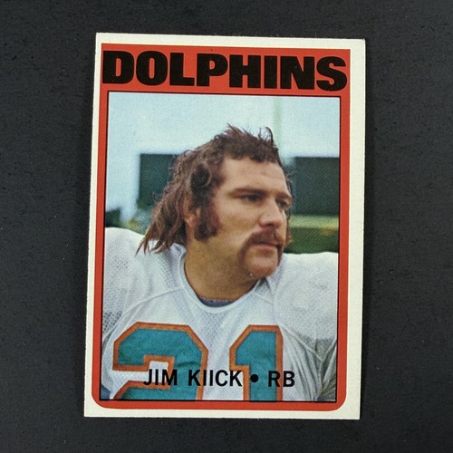 Jim Kiick #9 1972 Topps card