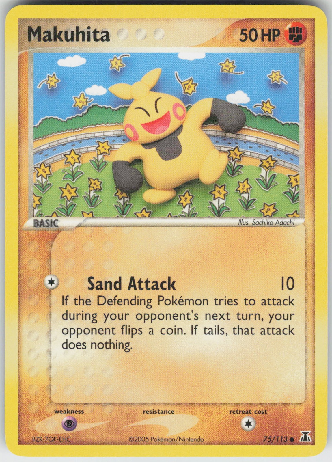 Pokemon Makuhita 75/113 Delta Species Common NM