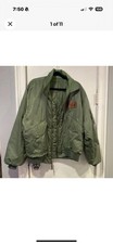Vintage US Air Force Army Bomber Jacket Mens Sz XL