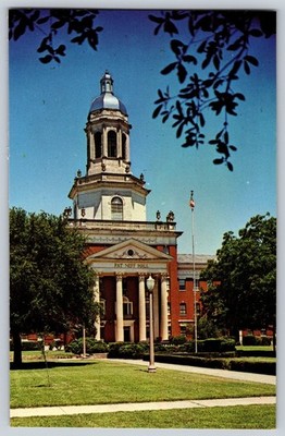 Waco TX Texas Baylor University Pat Neff Hall Chrome Postcard Unused