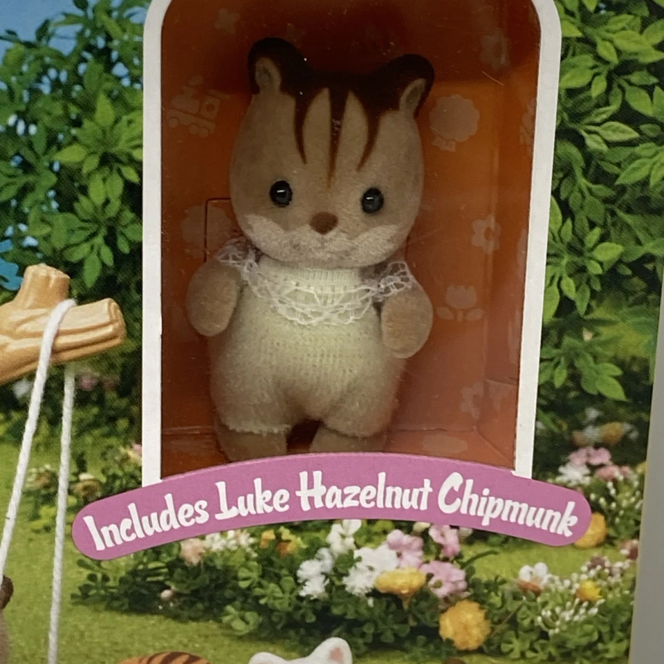 Epoch CALICO CRITTERS #CC1791 Baby Tree House With Luke Hazelnut Chipmunk New - Image 4 of 4
