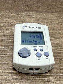 Official OEM SEGA Dreamcast White Visual Memory Unit VMU HKT-7000