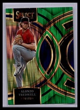 2024 Panini Select - Premier Level Alonzo Tredwell #50 Green Flash Prizm (RC)