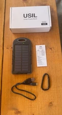 USIL Solar Power Bank PWB219 8000 mAh Portable Phone Charger Global Summit 2025
