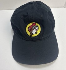 Buc-ee's Adult Hat Embroidered Logo Beaver Black Adjustable Collectible Souvenir