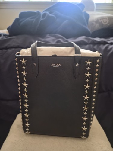 Jimmy Choo Star Studs Black Authentic Bag