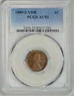 1909-S  VDB  PCGS AU53  LINCOLN CENT   *  KEY DATE  *  #83651262