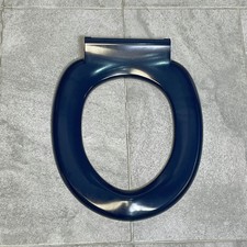 Dignity WC Toilet Seat Ring Duroplast Blue Finish Modern Style WC Seat Doc M