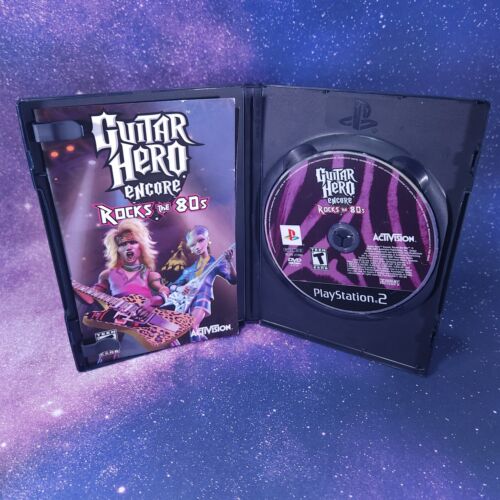 Guitar Hero Encore - Rocks The 80s (Sony PlayStation 2 PS2) - Complete w/ Poster - Picture 2 of 5