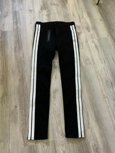 Rag Bone High Rise Skinny Black Jeans W White Stripes Rn 1079 Sz 29 Ebay