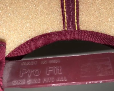 Casquette Snapback Vintage NORTHRUP KING Années 80 - Marron Bordeaux - état Exceptionnel