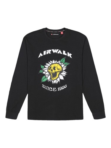 Men's Long Sleeve Large Airwalk Shirt Black