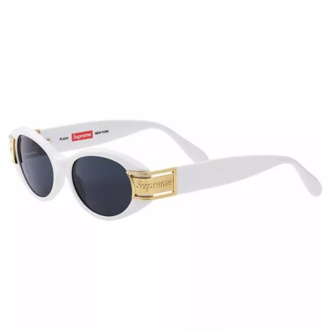 SS18 SUPREME PLAZA SUNGLASSES WHITE (hoodie jacket tee hat cap beanie)