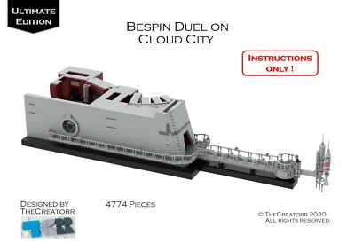LEGO  Bespin Duel on Cloud City Diorama MOC - Digital Instructions only !