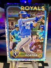 2024 Logan Porter Topps All-Star Game Foil Stamped Rookie Card #666 Royals. rookie card picture