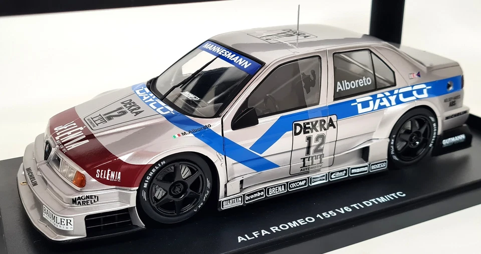 Werk83 1/18 Alfa Romeo 155 V6 TI DTM 1995 Michele Alboreto Diecast Model Car — 第 4/4 张图片