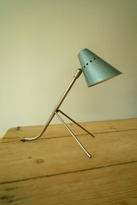 mid century tripod lamp 50s 60s table lamp desk lamp in the style Lacroix Stilnovo