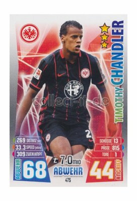Match Attax Extra 15/16 MX-475 - Timothy Chandler - Neue Transfers