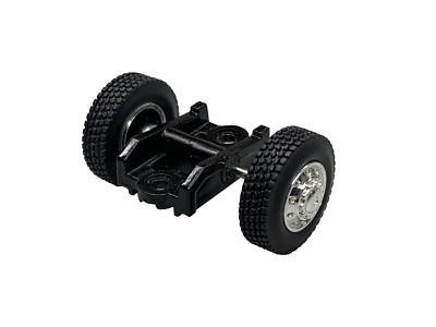 1/64 DCP PARTS PUSHER AXLE W/ SINGLE FLOAT TIRES W/ MOUNT