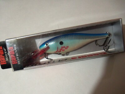 1 Rapala Deep Shad Rap Minnow Lure SR9 Bleeding Blue Shad BBSD NIP