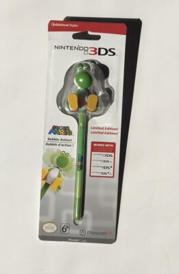 Yoshi Power A Bobblehead Character Stylus for 3DS, 3DS XL, DS And DS XL. Rare