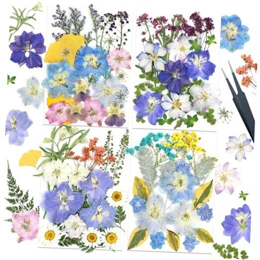 Dried Pressed Flowers for Resin Dried Flowers for Crafts Scrapbooking Supplies-image