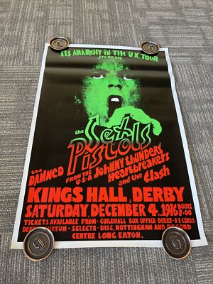 Sex ポスター Pistols 最終価格！4月15日まで！Sex Pistols S/N'd xx/15 Poster Screenprint Jones Jeremy 2013 ミュージシャン