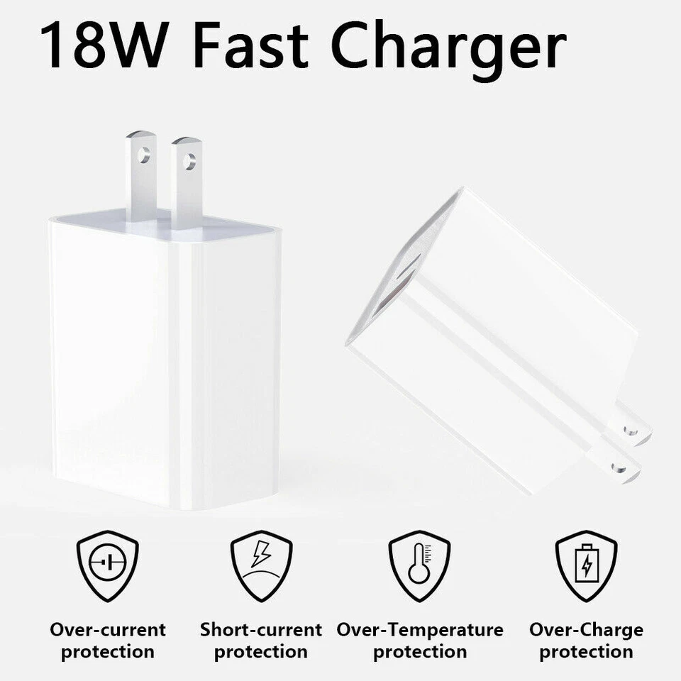 Adaptador Cargador USB-A USB-C Premium 18W PD para Teléfono Android Sony Xperia XZ / X Foto 4 de 4