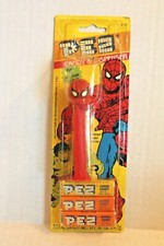 Pez Spider-Man Dispenser with Candy on Card 1995 Marvel Superhero