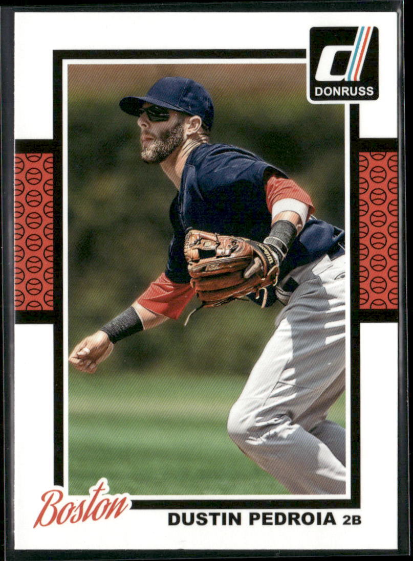 Dustin Pedroia #85 Baseball Cards 2014 Donruss trading card — raw and PSA graded price guide