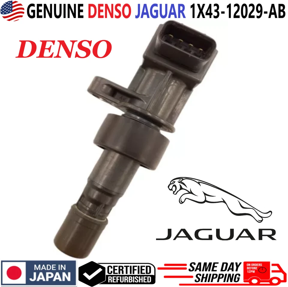 Bobina de encendido OEM DENSO para Jaguar X-Type S-Type 1999-2010 3,0 L, 1X43-12029-AB Foto 2 de 4