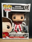 Funko POP NFL Hockey Chicago Blackhawks 17 Corey Crawford Damaged Box + SOFTCASE
